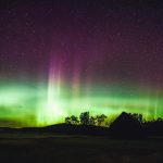 Tempestade Solar causa Aurora Boreal